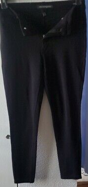 Eva Longoria Black High-Rise Skinny Pants